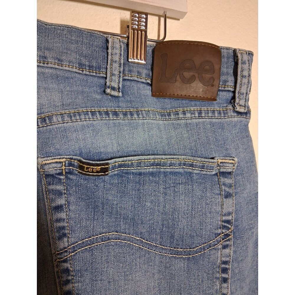 VTG Lee Denim Blue Jeans SGENE Regular Fit Men's Size 38x29 - Picture 5 of 7